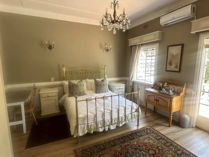 Bedroom 1 with brass bed